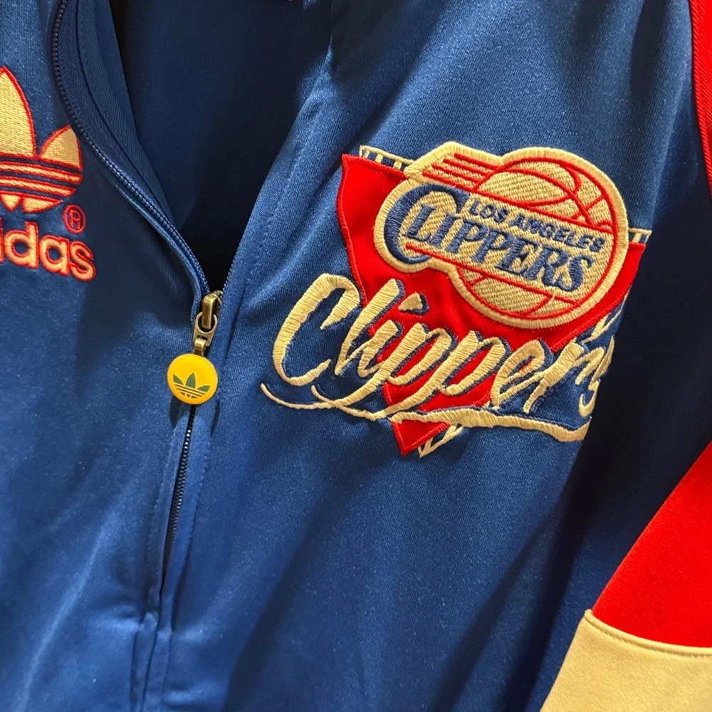 Rare Vintage Adidas Los Angeles Clippers Warm-Up Jacket | Size Small